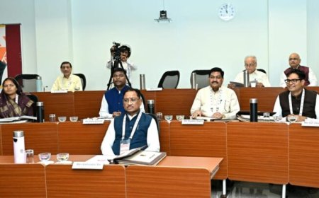 साय सरकार की क्लास शुरू, सीएम समेत पूरा मंत्रिमंडल शामिल, विनय सहस्रबुद्धे और ढोलकिया समेत दिग्गज दे रहे ट्रेनिंग