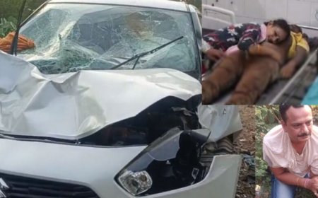 CG ACCIDENT : नशे में धुत कार चालक ने 4 युवकों को कुचला, एक की मौत