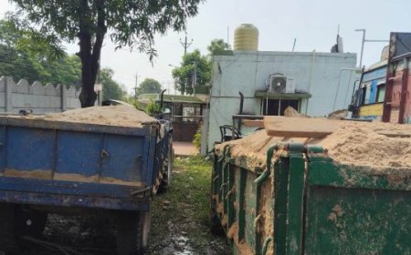 रायगढ़ में खनिज के अवैध उत्खनन, परिवहन और भंडारण के खिलाफ बड़ी कार्रवाई, वाहन जब्त, रेत भंडारण के दो मामलों में प्रकरण दर्ज