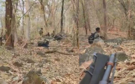 CG Breaking: अबूझमाड़ में सुरक्षाबलों और नक्सलियों के बीच मुठभेड़, दो महिला नक्सली ढेर,  हथियार बरामद