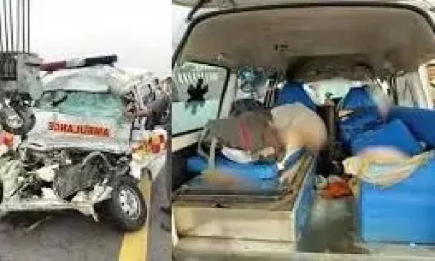 अमेठी : शव लेकर आ रही एंबुलेंस पिकअप से टकराई, पांच लोगों की दर्दनाक मौत,एक घायल