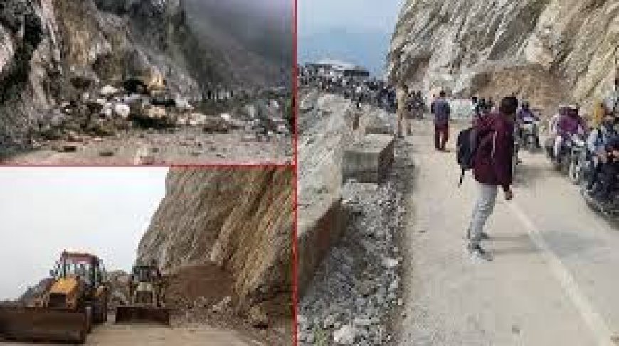 भारी बारिश ने यमुनोत्री हाईवे बंद: रोकी गई चारधाम यात्रा , कई श्रद्धालु फंसे