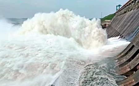 महानदी में बढ़ा जल स्तर, हीराकुंड बांध के खोले गए 12 गेट