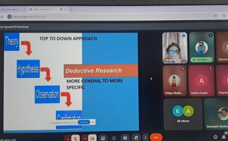 महंत लक्ष्मीनारायण दास महाविद्यालय, रायपुर के वाणिज्य शोध केंद्र द्वारा ऑनलाईन व्याख्यान का आयोजन किया गया