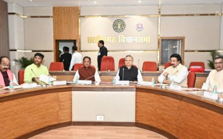 विधानसभा अध्यक्ष डॉ रमन सिंह की अध्यक्षता में विधानसभा के समिति कक्ष में कार्य मंत्रणा समिति की हुई बैठक