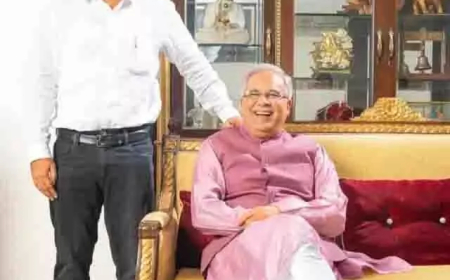 BIG BREAKING : भूपेश बघेल के बेटे चैतन्य बघेल ईडी हिरासत में, भिलाई में कांग्रेस कार्यकर्ताओं का जमावड़ा