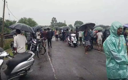 सड़क किनारे मिली पूर्व सरपंच के बेटे की लाश, हत्या की आशंका