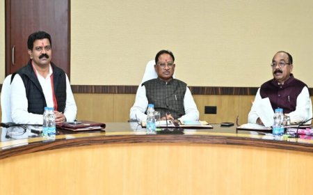 आज मुख्यमंत्री विष्णु देव साय की अध्यक्षता में कैबिनेट बैठक, मानसून और रजत जयंती कार्यक्रम पर होगी चर्चा