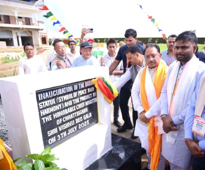 बुद्ध प्रतिमा की स्थापना से मैनपाट बनेगा शांति और समावेशी संस्कृति की नई पहचान : मुख्यमंत्री