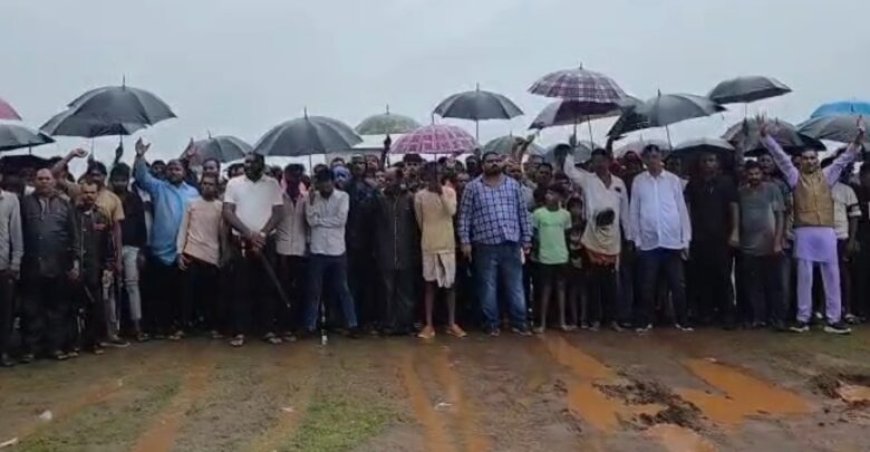खरोरा में नलवा सीमेंट प्लांट का विरोध तेज, ग्रामीणों ने जनसुनवाई में जताया विरोध