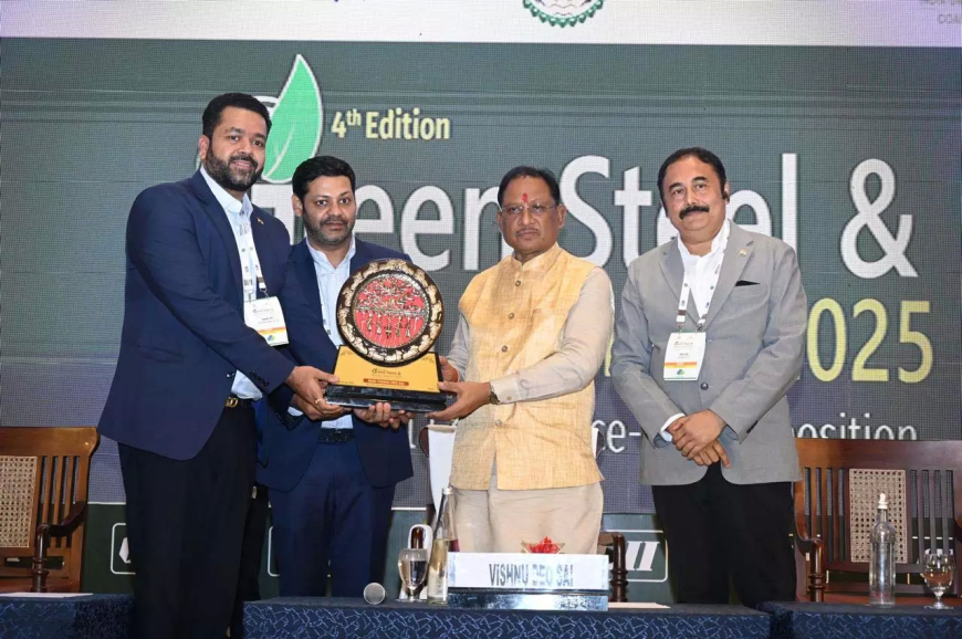 मुख्यमंत्री विष्णुदेव साय ने ग्रीन स्टील समिट में की शिरकत, स्टील उद्यमियों को छत्तीसगढ़ में निवेश के लिए किया आमंत्रित