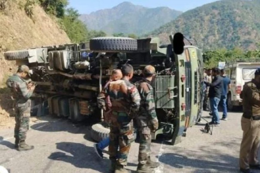 उत्तराखंड: बद्रीनाथ हाईवे पर बड़ा हादसा, सेना की बस पलटी, 9 जवान घायल