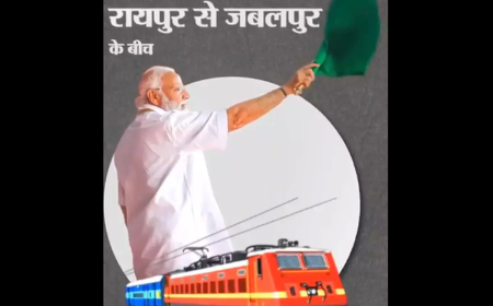 छत्तीसगढ़ को बड़ी सौगात : पीएम मोदी आज रायपुर-जबलपुर ट्रेन को दिखाएंगे हरी झंडी
