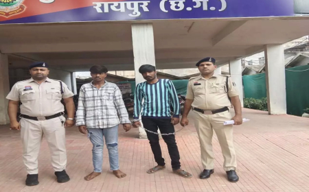 रायपुर: देवेंद्र नगर में इलेक्ट्रॉनिक दुकान में चोरी, दो चोर गिरफ्तार...बाकी सामान की तलाश जारी