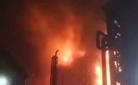 भिलाई स्टील प्लांट में ब्लास्ट फर्नेस-8 फटा, आग से उत्पादन पर असर