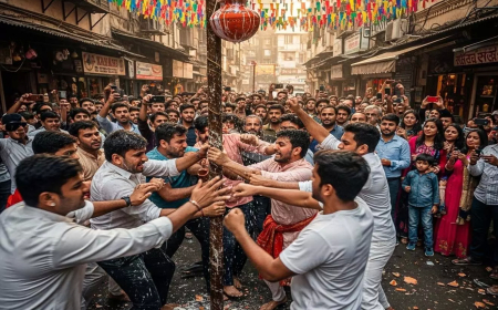 रायपुर दही हांडी कार्यक्रम में विवाद, युवक पर चाकू से हमला