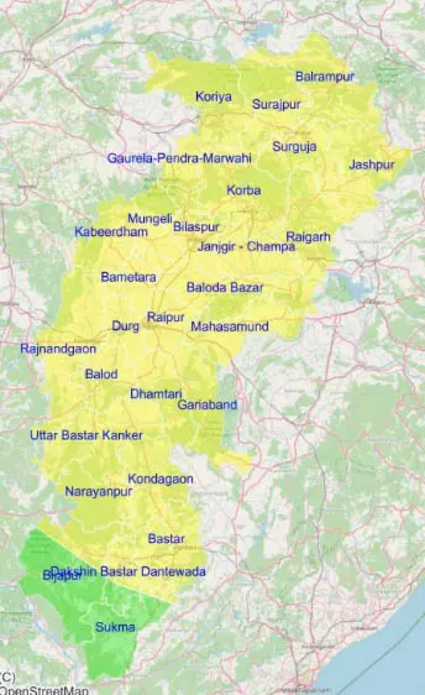 छत्तीसगढ़ में फिर बदला मौसम का मिजाज, 25 जिलों में बारिश का यलो अलर्ट जारी