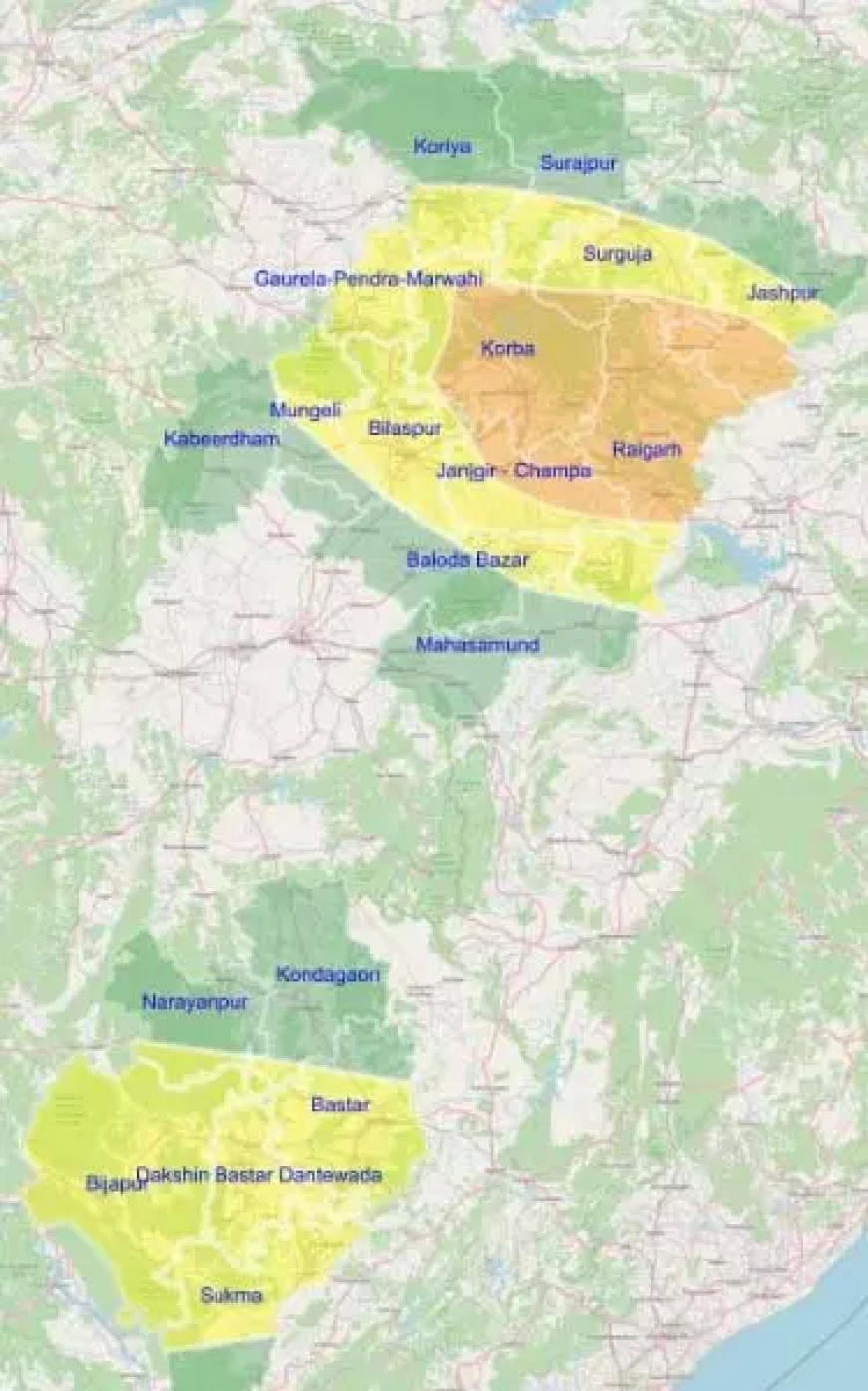 छत्तीसगढ़ में मानसून की वापसी, कई जिलों में भारी बारिश का अलर्ट