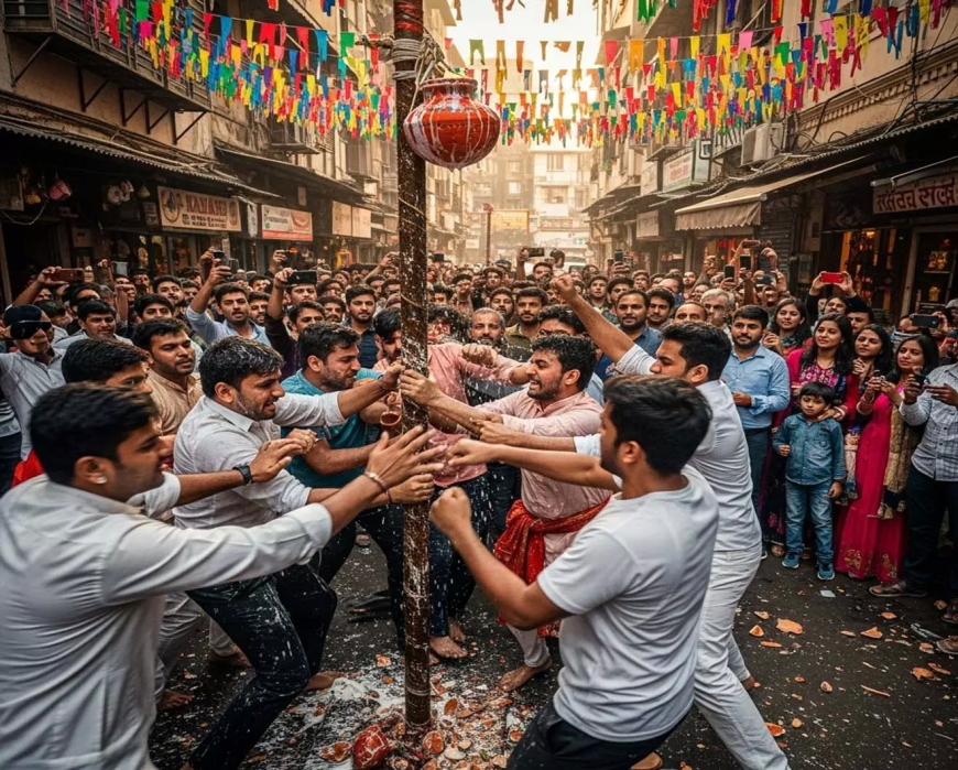 रायपुर दही हांडी कार्यक्रम में विवाद, युवक पर चाकू से हमला