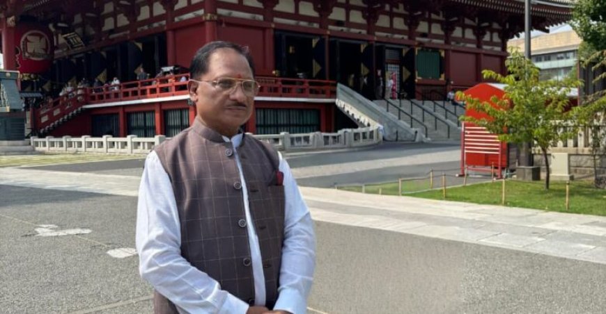 मुख्यमंत्री साय ने जापान की राजधानी टोक्यो में की साकुसा मंदिर का दर्शन,छत्तीसगढ़ की खुशहाली और समृद्धि की कामना…