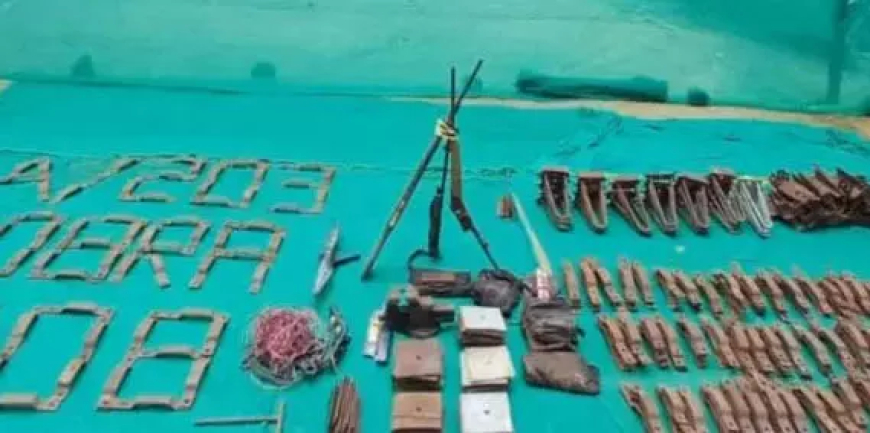 सुकमा में नक्सलियों का खुफिया डंप बरामद, हथियार व विस्फोटक कब्जे में