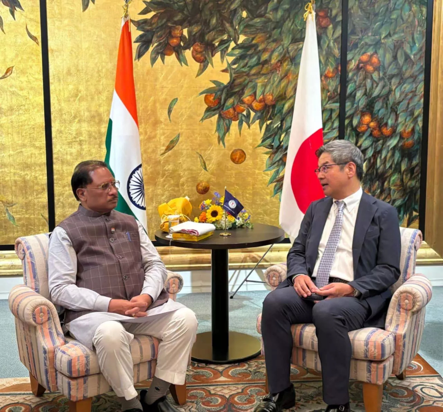 सीएम विष्णुदेव साय ने जापान की SAS Sanwa कंपनी को छत्तीसगढ़ में निवेश के लिए आमंत्रित किया