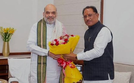 CG News: सीएम साय ने की केंद्रीय गृहमंत्री अमित शाह से सौजन्य मुलाकात, नक्सल उन्मूलन अभियान की दी जानकारी