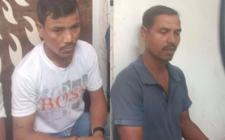 सट्टा पट्टी लिखकर जुआ खिलाने वाले दो आरोपी गिरफ्तार