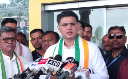 कांग्रेस प्रदेश प्रभारी सचिन पायलट का छत्तीसगढ़ दौरा आज, वोट चोर गद्दी छोड़ सभा में होंगे शामिल