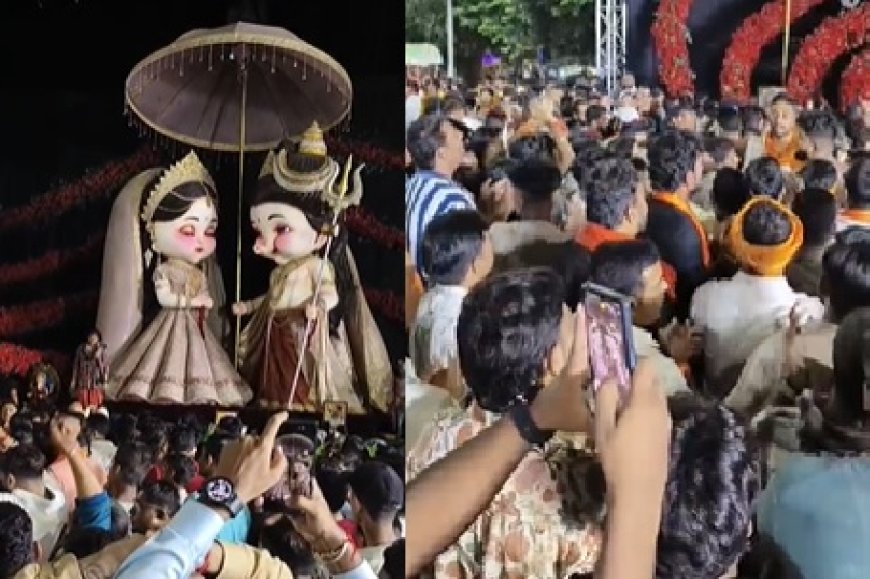 Ganesh Controversy: गणेश पंडाल में आइटम सॉन्ग बजाने और AI प्रतिमा पर मचा बवाल, हिंदू संगठनों ने जमकर किया प्रदर्शन