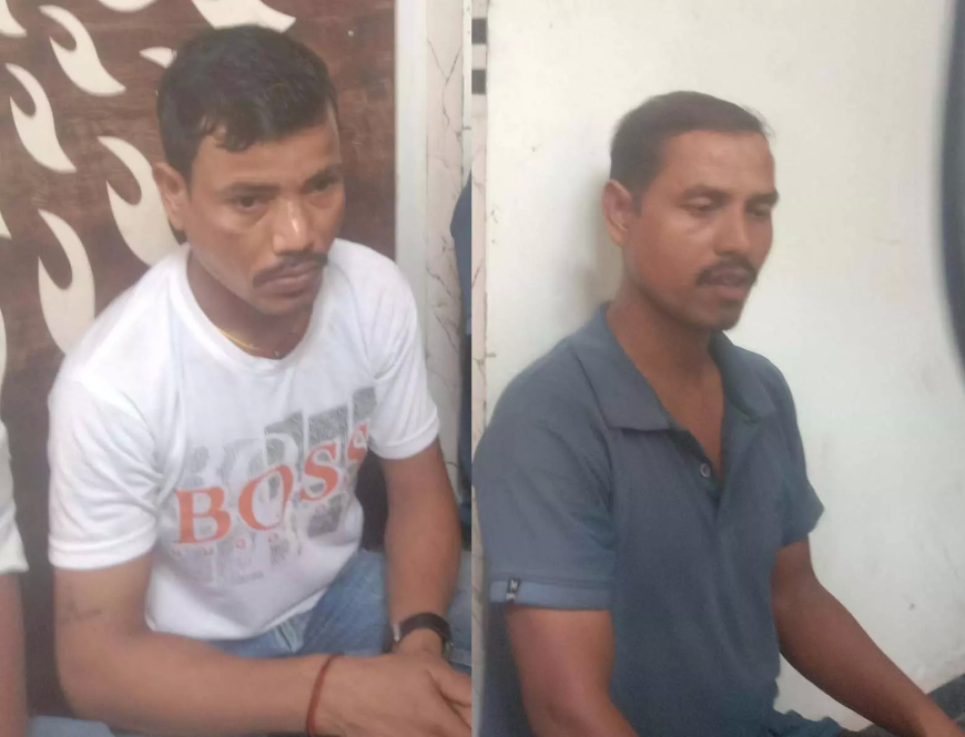 सट्टा पट्टी लिखकर जुआ खिलाने वाले दो आरोपी गिरफ्तार